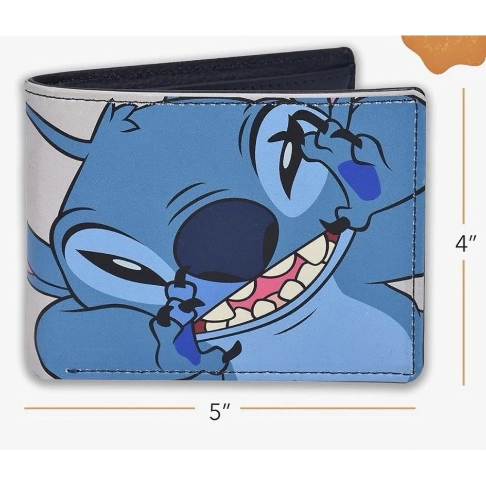 Disney's Stitch Bifold Wallet in a Decorative Tin Case, Multi